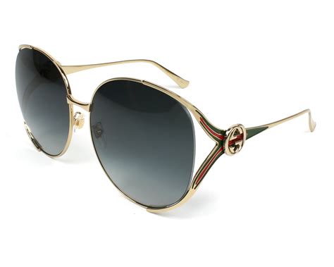 gold frame Gucci sunglasses